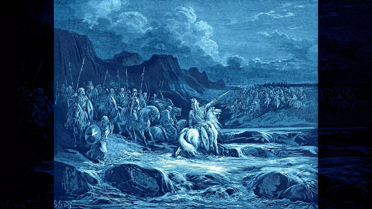 1 Maccabees 13::JUDAS MACCABEUS PURSUES TIMOTHEUS - Gustav Doré (1866) | Wikimedia.org