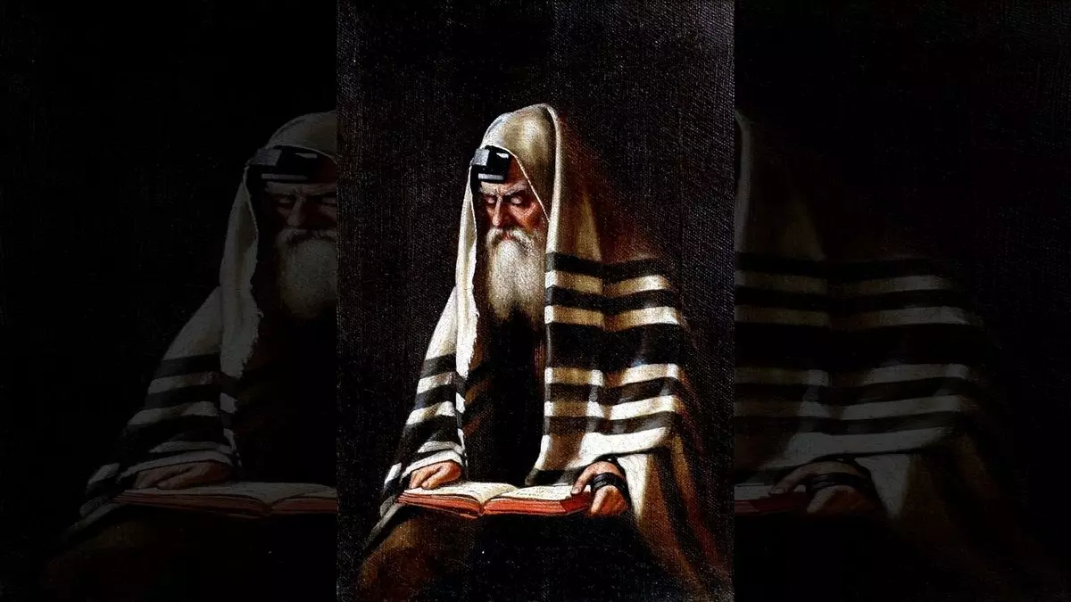 Commandments in the Apostolic Writings::RABBI IN TALLIS AND TEFILLIN - Unknown (20th century) | Google Images