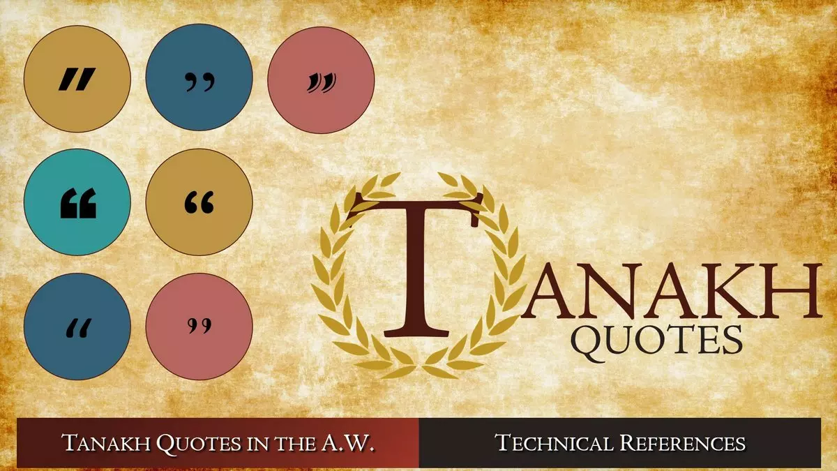 Tanakh Quotes in the Apostolic Writings::TANAKH QUOTES IN THE APOSTOLIC WRITINGS - Brady Stephenson (2023) | OneMessianicGentile.com