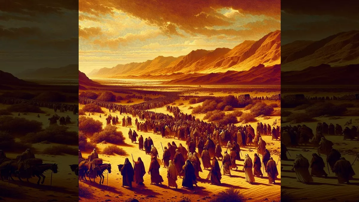 BAMIDBAR::IN THE WILDERNESS © AI | Bible.art
