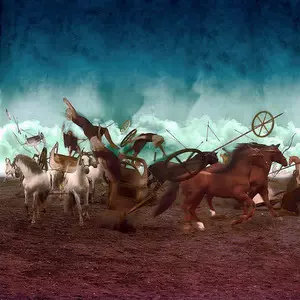 CHARIOTS DEMISE © Ted Larson | DigitalArtByTedLarson.net