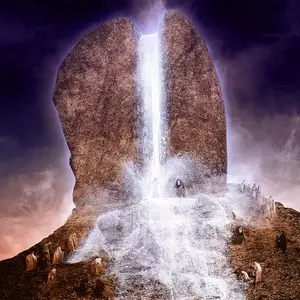 THE ROCK OF HOREB © Ted Larson | DigitalArtByTedLarson.net
