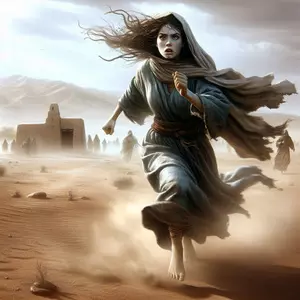 AND THE DAMSEL RAN © Unknown | Bible.art