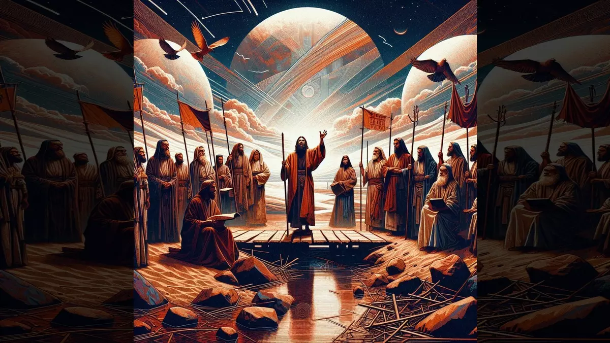 KEDOSHIM::YE SHALL BE HOLY FOR I AM HOLY © AI | Bible.art