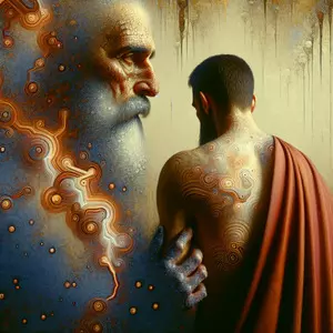 METZORA::THE PRIEST SHALL PRONOUNCE HIM UNCLEAN © AI | Bible.art METZORA::THE PRIEST SHALL PRONOUNCE HIM UNCLEAN © AI | Bible.art