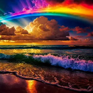 NOACH::TROPICAL ISLAND BEACH RAINBOW © AABJDesigns | Etsy.com NOACH::TROPICAL ISLAND BEACH RAINBOW © AABJDesigns | Etsy.com