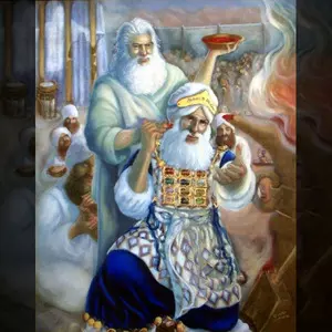 MOSES CONSECRATES AARON - Darlene Slavujac Thau (1994) | Google Images