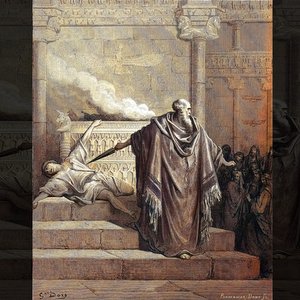 1 Maccabees 2::MATTATHIAS AND THE APOSTATE - Gustav Doré (1866) | Wikimedia.org