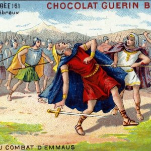 1 Maccabees 9::THE DEATH OF JUDAS MACCABEES AT EMMAUS - French School (unk) | Google Images