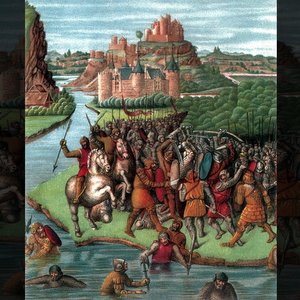 1 Maccabees 10::BATTLE BETWEEN THE MACCABEES AND THE BACCHIDES - Jean Fouquet (1470) | WikiArt.org