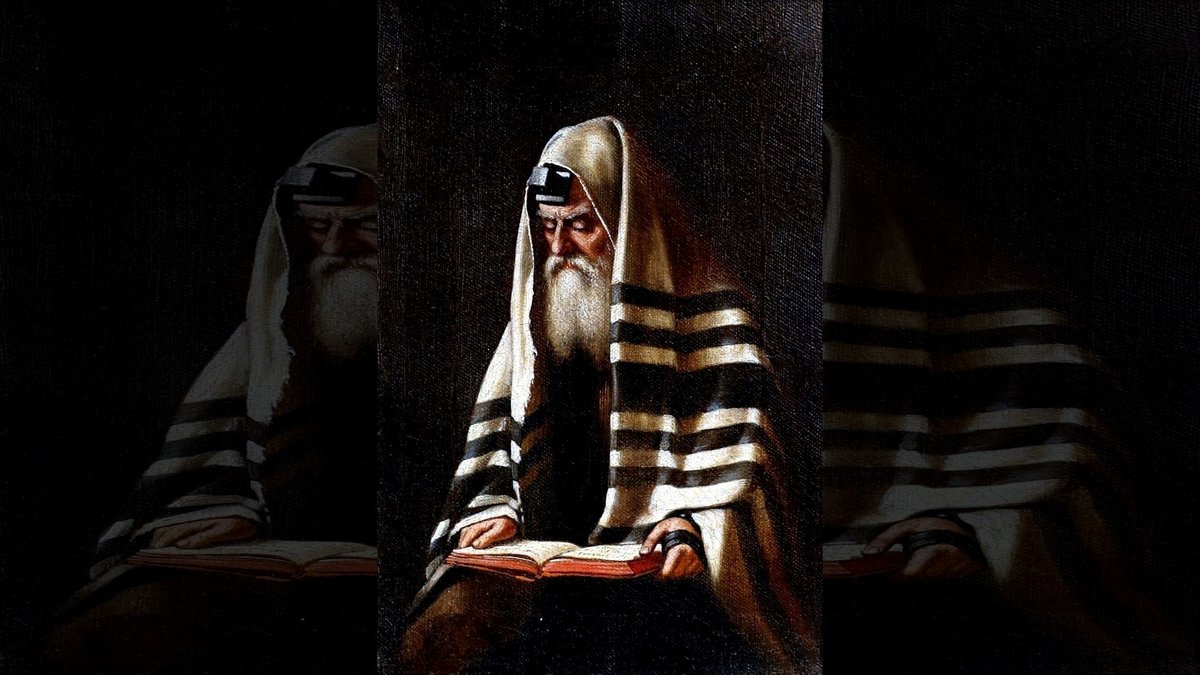Commandments in the Apostolic Writings::RABBI IN TALLIS AND TEFILLIN - Unknown (20th century) | Google Images