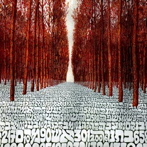 Counting in Hebrew::CYCLAMEN FOREST - Tobia Ravà (2018) | PublicDomainPictures.net
