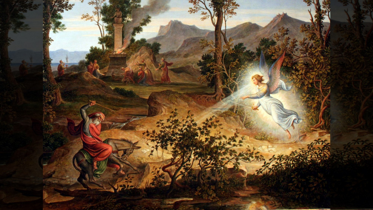 BALAK::LANDSCAPE WITH BILEAM - Joseph Anton Koch (1834) | WikiArt.org