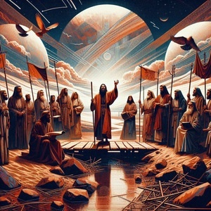 KEDOSHIM::YE SHALL BE HOLY FOR I AM HOLY © AI | Bible.art