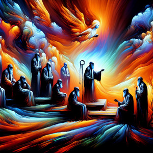 SHOFTIM::AT THE MOUTH OF TWO WITNESSES SHALL HE THAT IS WORTHY OF DEATH BE PUT TO DEATH © AI | Bible.art SHOFTIM::AT THE MOUTH OF TWO WITNESSES SHALL HE THAT IS WORTHY OF DEATH BE PUT TO DEATH © AI | Bible.art