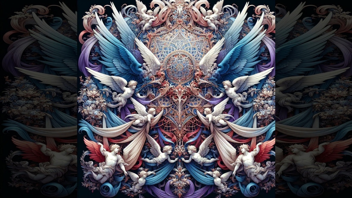 VAYAKHEL::AND HE MADE A VEIL OF BLUE, AND PURPLE, AND SCARLET, AND FINE TWISTED LINEN © AI | Bible.art