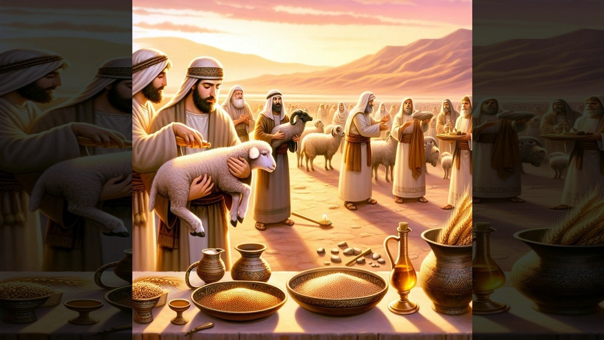 VAYIKRA::OFFERINGS © AI | Bible.art